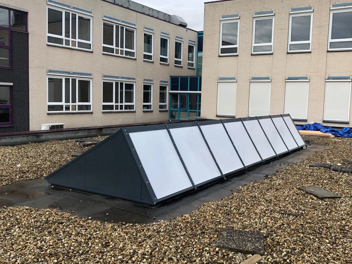 FKM Daglicht oplossingen - Producten - Op daken - sheddak - noorderlichtkap 03